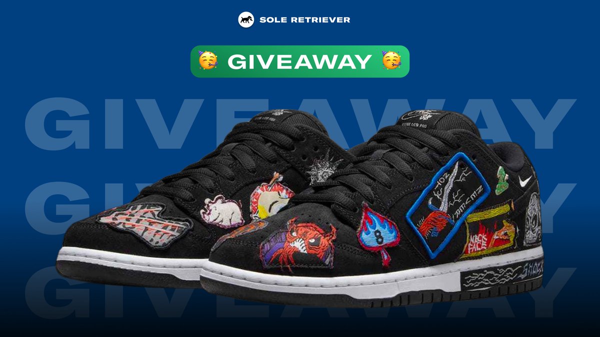 Sole Retriever (@soleretriever) on Twitter photo 🎃 HALLOWEEN FLASH GIVEAWAY 🎃
We're giving away a FREE pair of the Nike SB Dunk Low Nasty Neckface! 🥳🥳🥳
To Enter:
1️⃣ Retweet & Like
2️⃣ Tag a friend
3️⃣ Must be following <a href="/SoleRetriever/">Sole Retriever</a>
Winner announced tonight at 10pm EST. Good luck! 🍀 🎃 HALLOWEEN FLASH GIVEAWAY 🎃
We're giving away a FREE pair of the Nike SB Dunk Low Nasty Neckface! 🥳🥳🥳
To Enter:
1️⃣ Retweet & Like
2️⃣ Tag a friend
3️⃣ Must be following <a href="/SoleRetriever/">Sole Retriever</a>
Winner announced tonight at 10pm EST. Good luck! 🍀