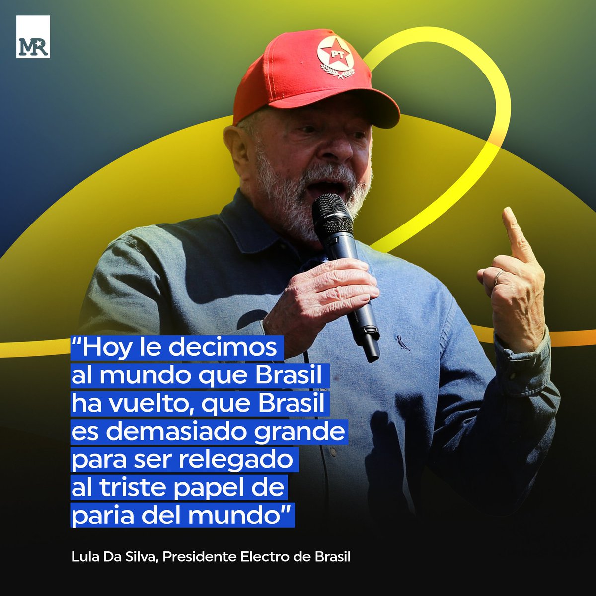 #Internacional | En su primer discurso tras su victoria, Lula habló de sus planes para la política exterior brasileña. La atención a América Latina y a los procesos de integración regional.

"Hemos derrotado al autoritarismo y al fascismo en este país..
<a href="/LulaOficial/">Lula</a>
