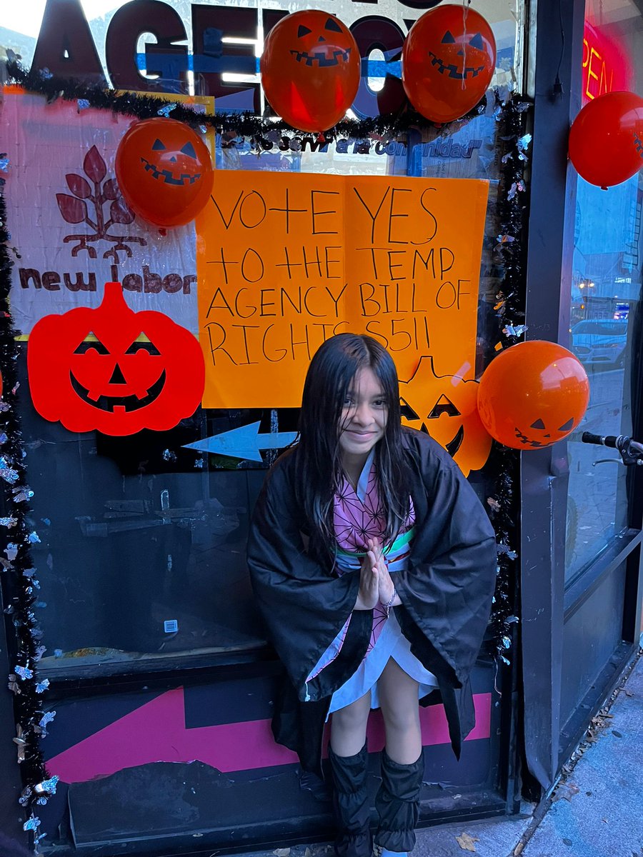 What's frightening on #Halloween is that #NewJersey doesn't have a Temp Worker Bill of Rights. Make sure your Senators vote yes on S511! It's never time to be scared of temp worker justice! But we'll be ok...The kids are all right! <a href="/TempEmployees/">Temp Workers</a> <a href="/MaketheRoadNJ/">Make the Road New Jersey 🦋</a> <a href="/NJAIJ/">NJ Alliance for Immigrant Justice</a> <a href="/OurRevNJ/">Our Revolution Trenton Mercer New Jersey</a>