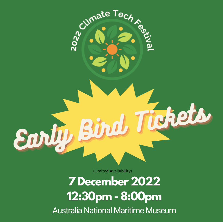 climatesalad's tweet photo. We are just over 1 month away from the 2022 Climate Tech Festival coming up on Wednesday December 7. You can still get limited Early Bird tickets till this Friday 4 November! https://t.co/Srm8Yasml6
#ClimateTechFestival2022 #ClimateAction #ClimateTechStartup #ClimateSolutions https://t.co/scH2qLFdjX