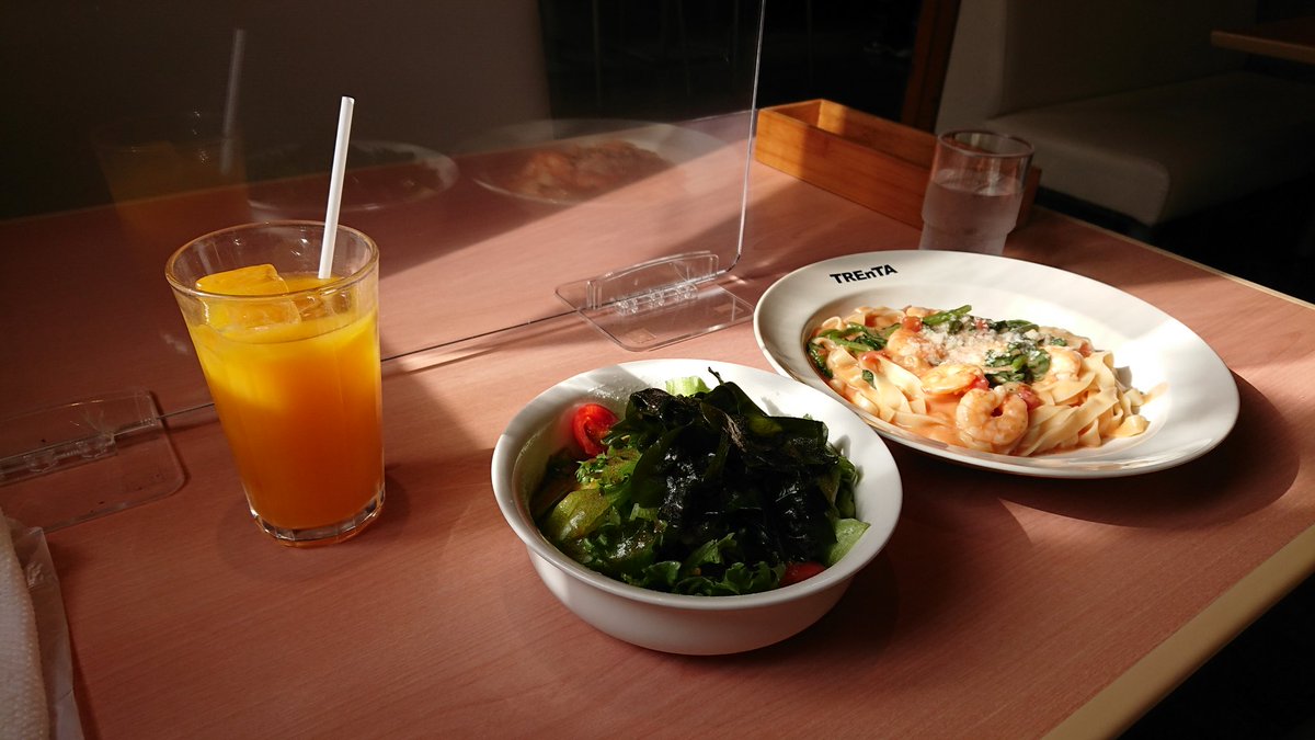 Nabesarlikesnh's tweet photo. #BOOSTSHOP
#akitanh
能代のトレンタさんでエビとトマトクリームのパスタを注文。エビの風味とトマトクリームが溜まりません。美味しく頂きました☺️ https://t.co/icoHCfFGkL