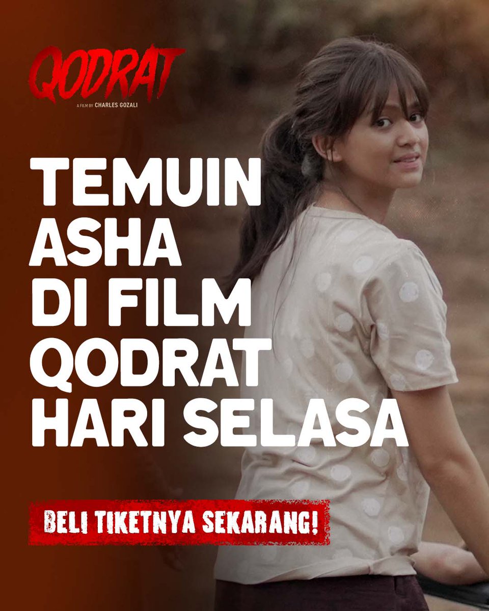 Asha manggil teman-teman yang pulang sekolah untuk nonton Qodrat di bioskop. Seru lihat temen jerit-jeritan. Bener-bener hiburan 🤣

Yuk ah, segera beli tiketnya yaaaa!

#Qodrat