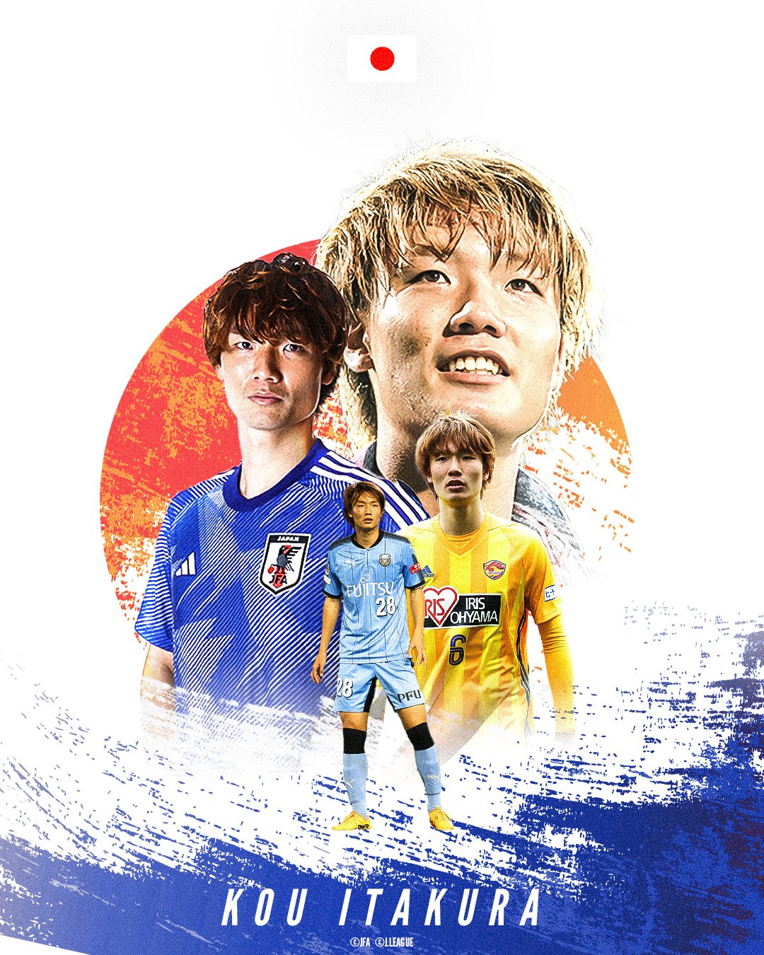板倉 滉(05)／サッカー日本代表チームチップスカード／2022