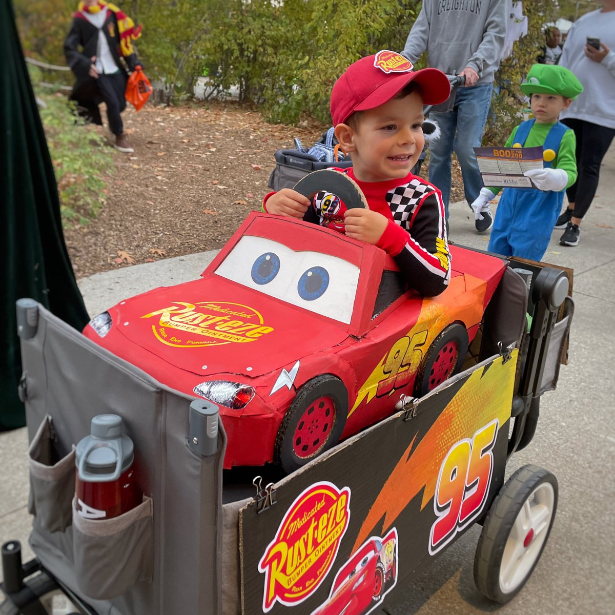Happy Halloween from Mater, McQueen, Mack &amp; Cruz. 

<a href="/GitRDoneLarry/">Larry The Cable Guy</a>  - Thought you would appreciate these Nebraska boys and their love for Cars.
