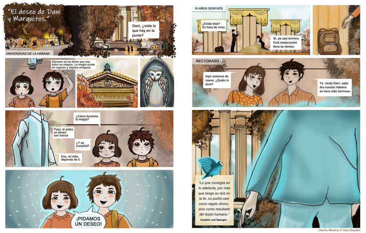 Me encantó hacer este mini cómic con la bella Charlie. Primera vez dando estos pasos. Digitalizar personajes, entorno y color. Todo un reto
Hope you like it. 🥰
#digitalart
