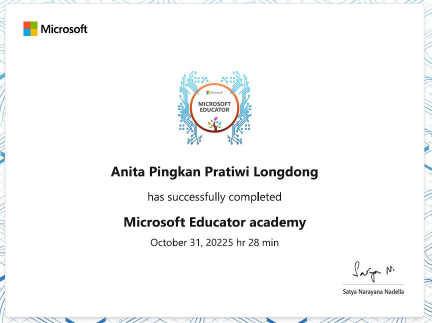 GNMS EdTech HQ✨ (@nmsedtech) on Twitter photo Our awesome FOH team is on a roll 🔥, congratulation Anita Pingkan on becoming a #MicrosoftEducator <a href="/preetam247/">Preetam Shetty</a> <a href="/rilben10/">Bernard K Kuria</a> <a href="/gemsnms_alkhail/">GEMS NMS Alkhail</a> <a href="/MicrosoftEDU/">Microsoft Education</a>
learn.microsoft.com/en-us/training… Our awesome FOH team is on a roll 🔥, congratulation Anita Pingkan on becoming a #MicrosoftEducator <a href="/preetam247/">Preetam Shetty</a> <a href="/rilben10/">Bernard K Kuria</a> <a href="/gemsnms_alkhail/">GEMS NMS Alkhail</a> <a href="/MicrosoftEDU/">Microsoft Education</a>
learn.microsoft.com/en-us/training…