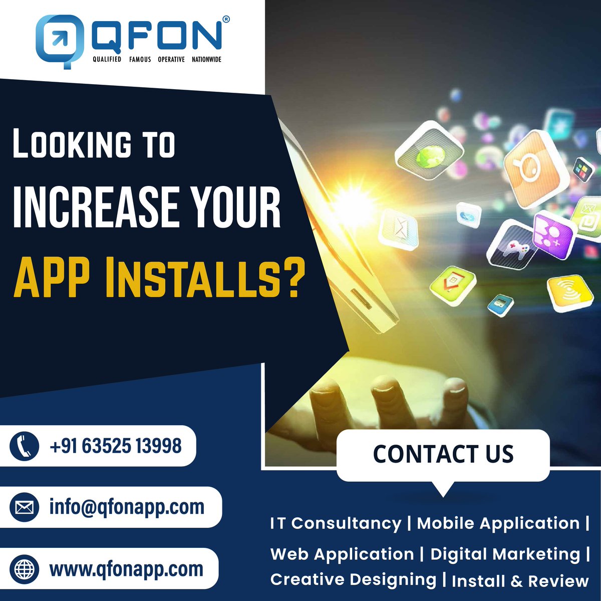 qfonapp's tweet image. #AppStoreOptimizationServices
Contact us more detail: -
Visit now 🌐qfonapp.com
📧info@qfonapp.com, 📲 6352513998
#appstore #aso #playstore #optimization #searchengineoptimization #mobileapp #apprankingsystem #marketingstrategy #googleplay #searchandinstallapplication