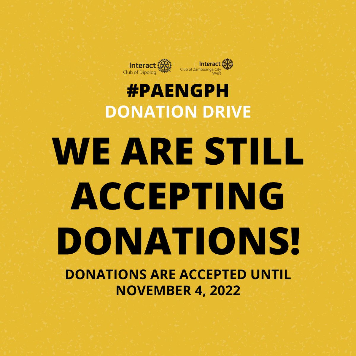 IACDipolog's tweet photo. 𝗪𝗘 𝗔𝗥𝗘 𝗦𝗧𝗜𝗟𝗟 𝗔𝗖𝗖𝗘𝗣𝗧𝗜𝗡𝗚 𝗗𝗢𝗡𝗔𝗧𝗜𝗢𝗡𝗦! https://t.co/PW30HRlA7m