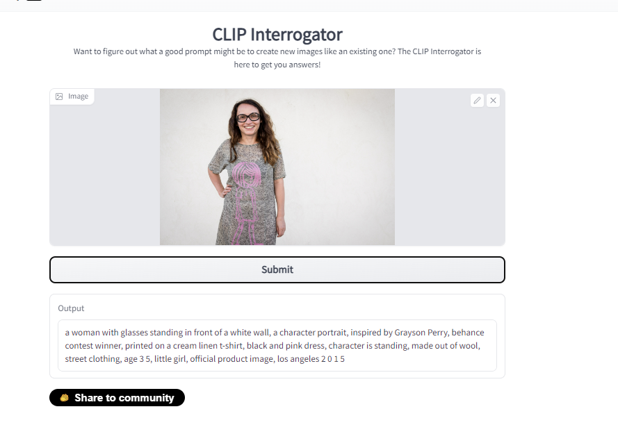 DenisaKera's tweet photo. AI that sees right through you can wait when it starts making decisions about us, it's going to be a fun ride, love the description #AIinterrogator, #clipInterrogator https://t.co/qoep6RF7jX