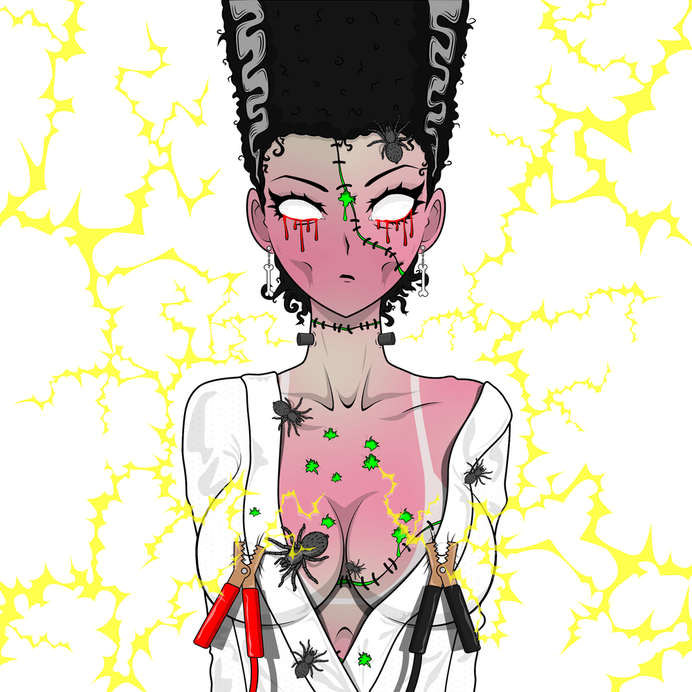 Say hello to my new Frankie Queen! 💚😈👻

Thank you <a href="/DEATHGIRL_NFT/">DEATH GIRL - デスガール</a> 🎃