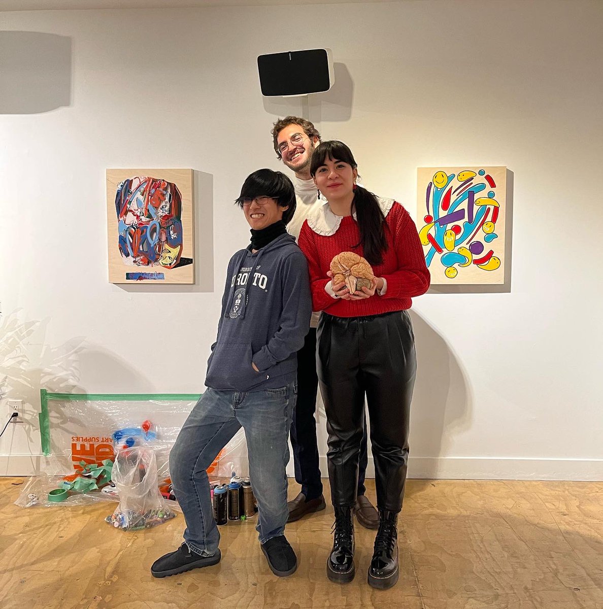 brainblots's tweet photo. our 1st contemporary brain art gallery exhibit! 🧠🎨 https://t.co/kZ14x0mcMc