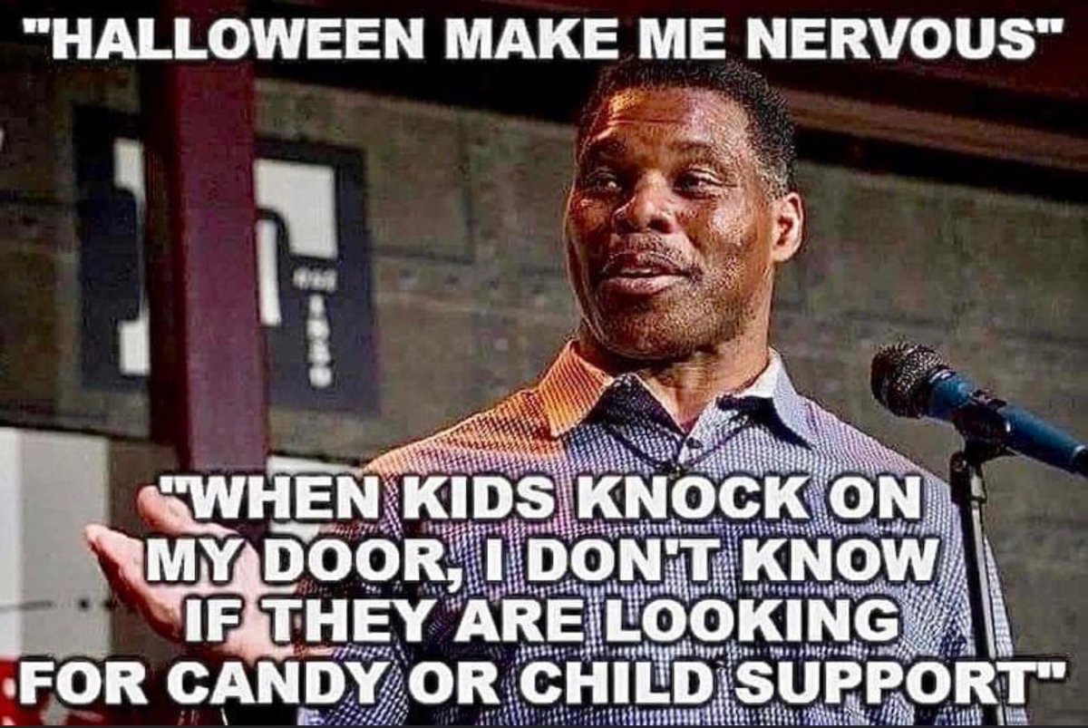 Oh dear, #HerschelWalker #GOP #Halloween2022 #Halloween #Georgia #Halloweenfun