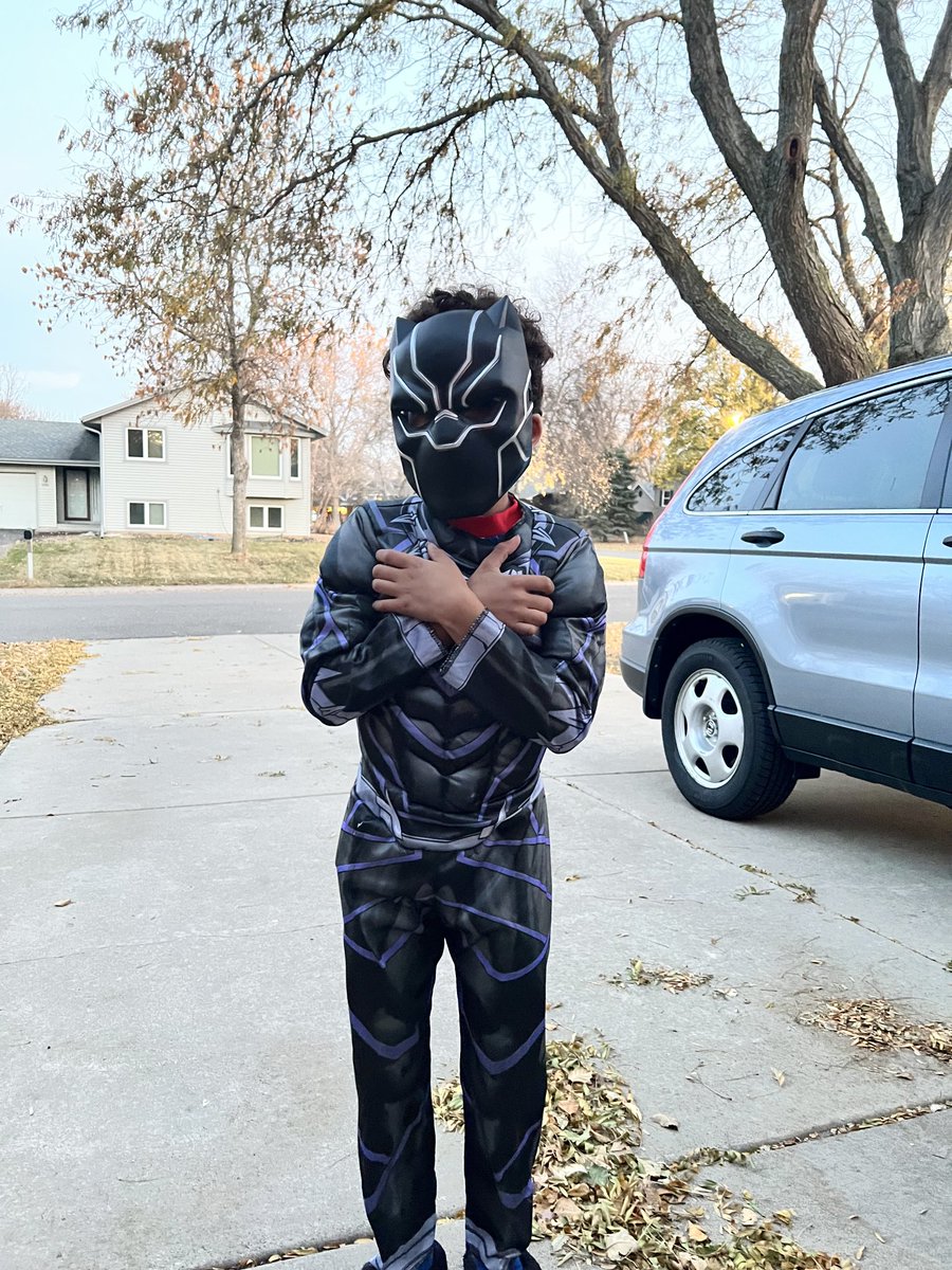 3dacker's tweet photo. Wakanda Forever! Happy Halloween! https://t.co/2zJhWlVjDg