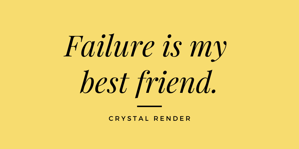 FailForwardPod's tweet photo. #MondayMantra Halloween brings plenty of frights. The one not on our list? Failure, of course. Recent guest Crystal Render has the right attitude. https://t.co/ZKbBKou9MD
