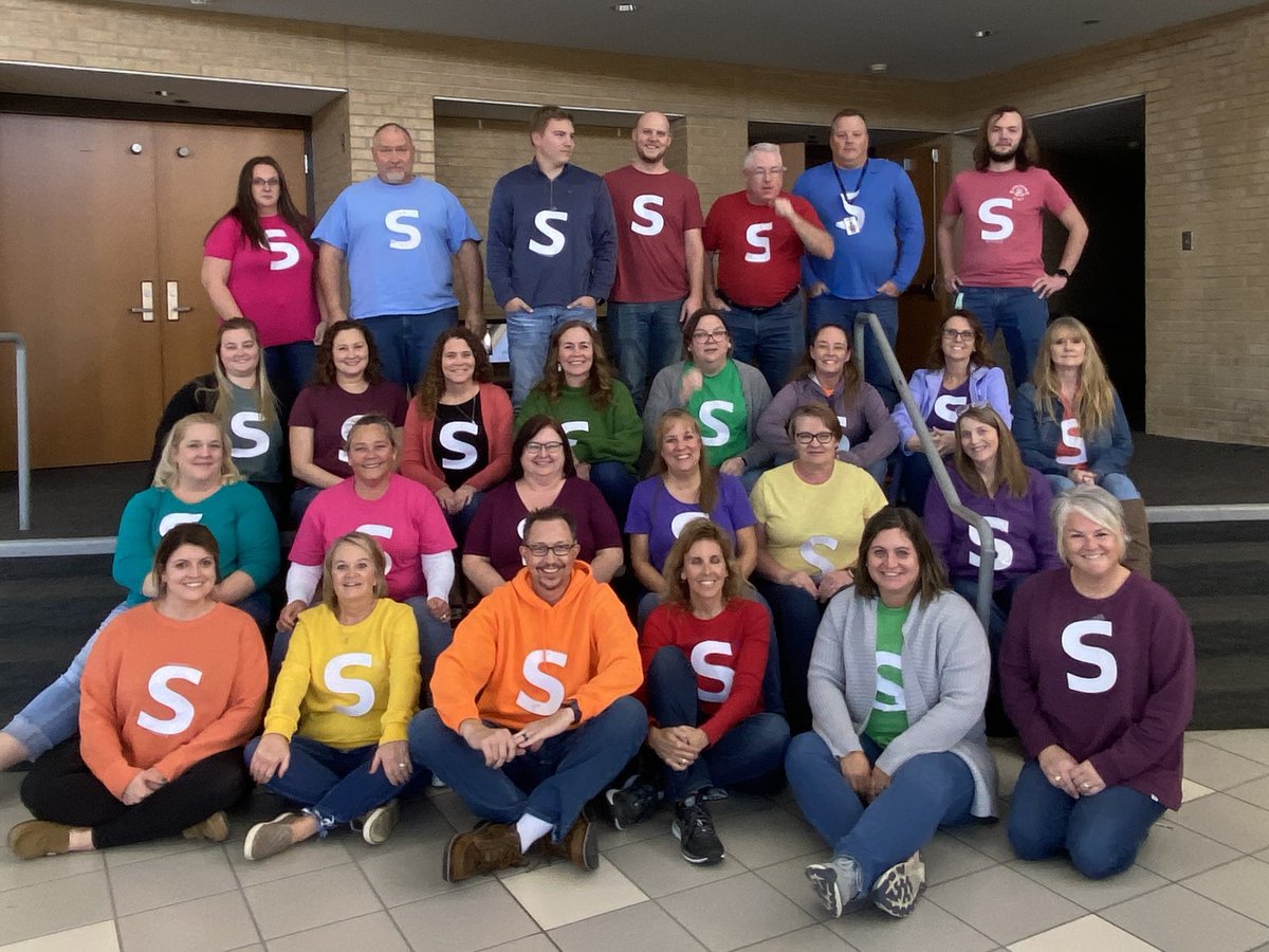 MS/HS Staff participated in the MS StuCo Halloween costume day. All money raised by student and staff dress up day went to the Panora Pets! #pantherready