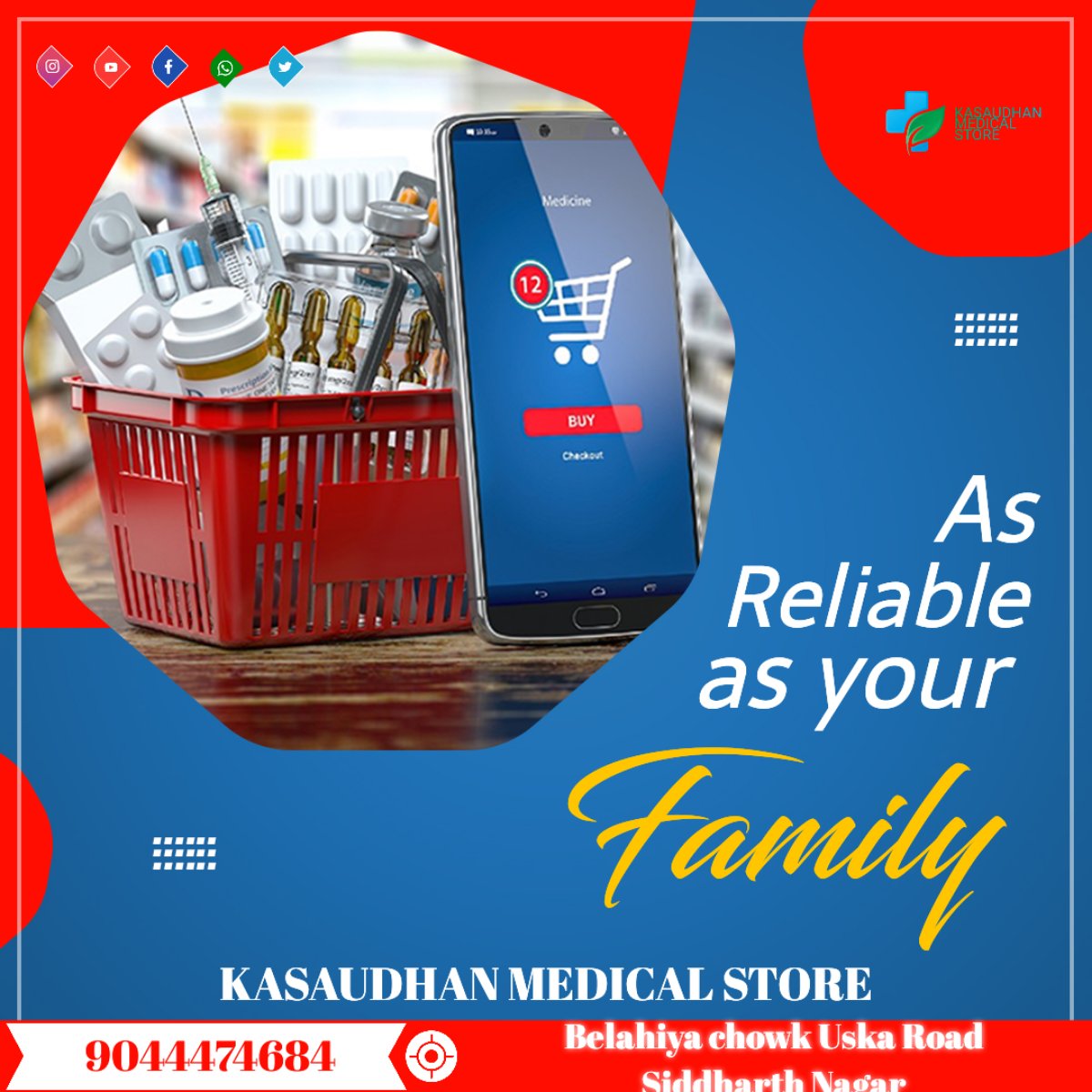 Kasaudhan Medical store tweet media