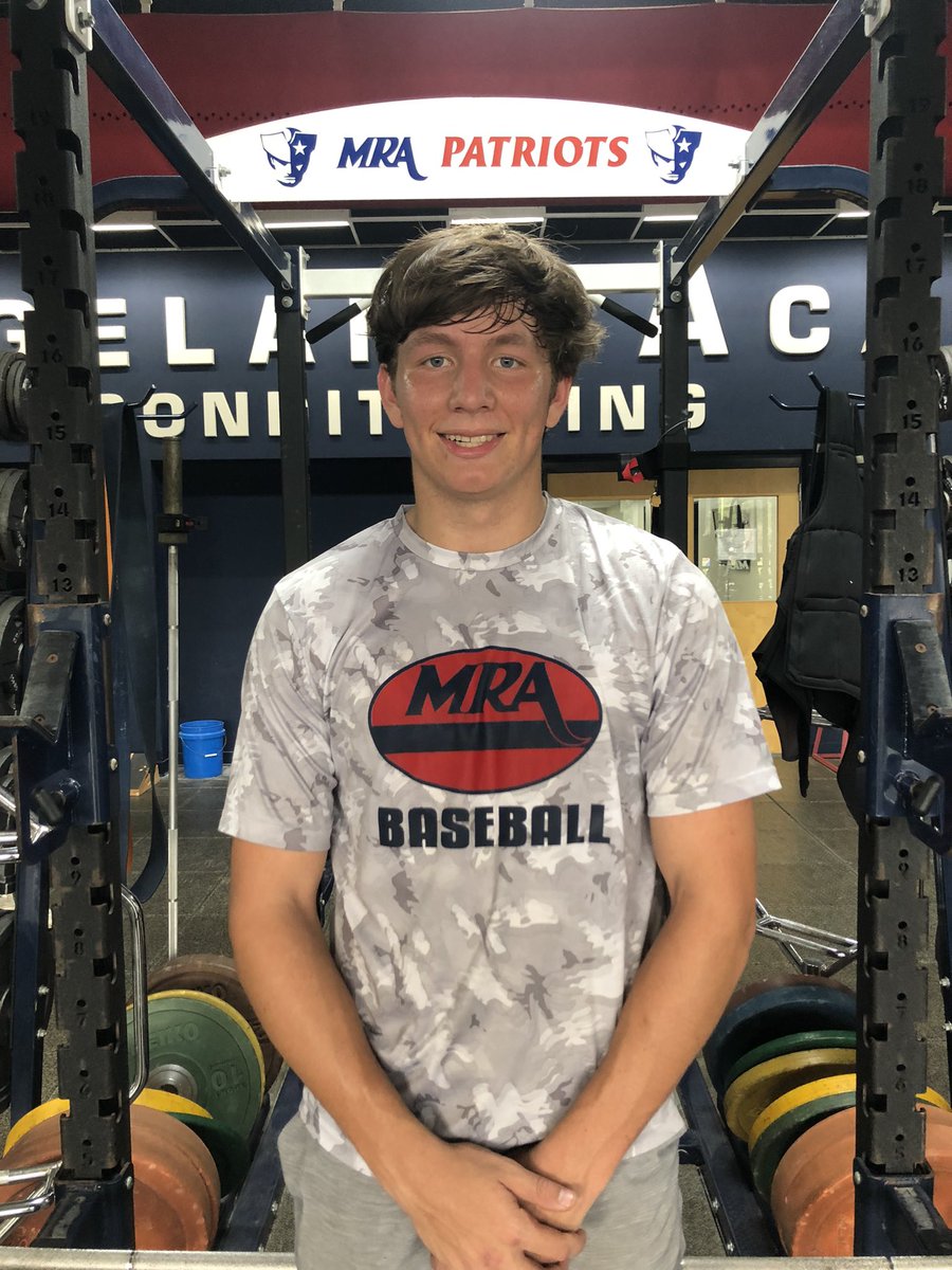 MRABaseball's tweet photo. @MRABaseball week 11 Iron Man @brennanjonesss https://t.co/dicnAbTbHH