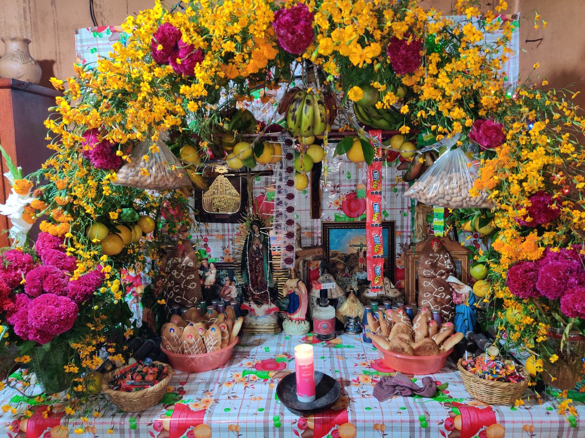 migue_math's tweet photo. Al fin, terminamos la #Ofrenda ya solo faltan mañana los tamalitos. 🤤
#xaam #tlaguitoltepec https://t.co/AMiD9GH5sK