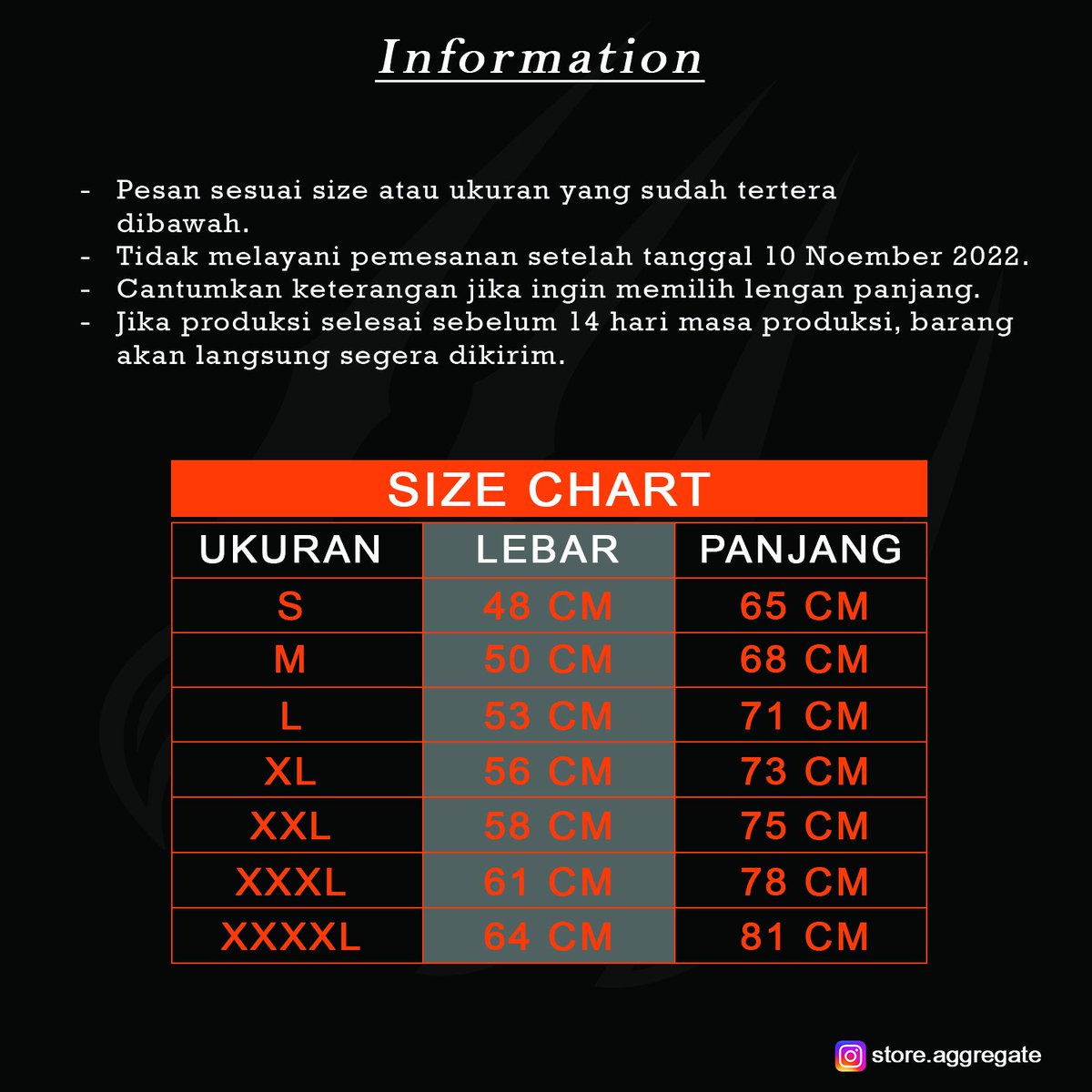 aggregate1's tweet photo. PRE ORDER!
TSHIRT HUT 94 TAHUN PERSIJA

COTTON COMBAD 30S
PLASTISOL DOFF

MORE INFO
Whatshap only: 081314050811

#aggregatestore #persija #jakarta #jakmania #persijaselamanya https://t.co/ew7WchpYWD