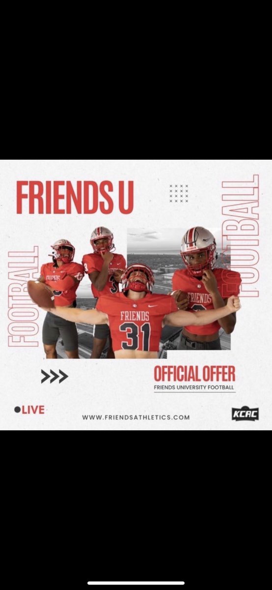 Extremely blessed to say I’ve received my first offer from FriendsU! Thank you <a href="/coachMurrayFU/">Mase</a>