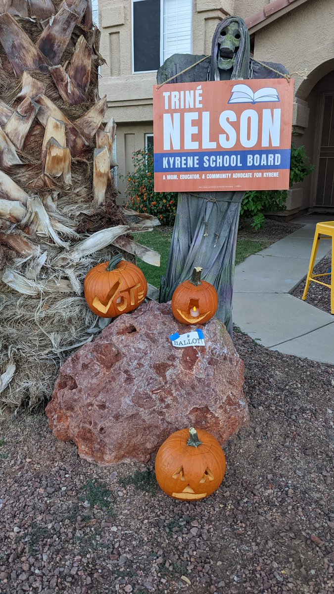 Happy Halloween! 🎃 Remember, the spookiest 🧟‍♂️ thing you can do is not get your ballot in the mail tomorrow!