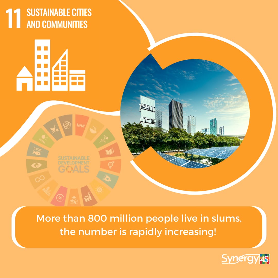 #SDG 11 aims at ensuring access to adequate, safe and affordable housing and to safe affordable, accessible and sustainable transport for everyone.

Join the #Synergy4S ecosystem!

#sustainability #agenda2030 #blockchain #technology #crypto #nft #token #s4s