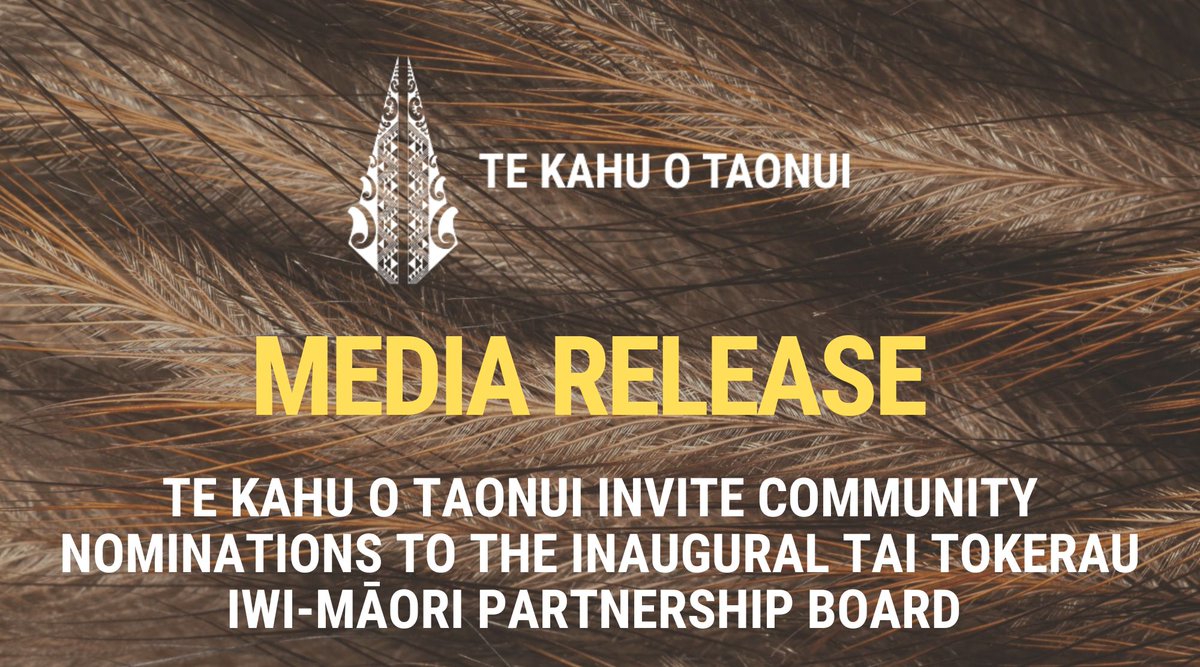 tekahuotaonui's tweet photo. Te Kahu o Taonui have launched an invitation to members of the community to join the new Iwi-Māori Partnership Board (IMPB).  See the link below to read more!

https://t.co/INNPE1Oh4t https://t.co/6fcZ5VnDPd