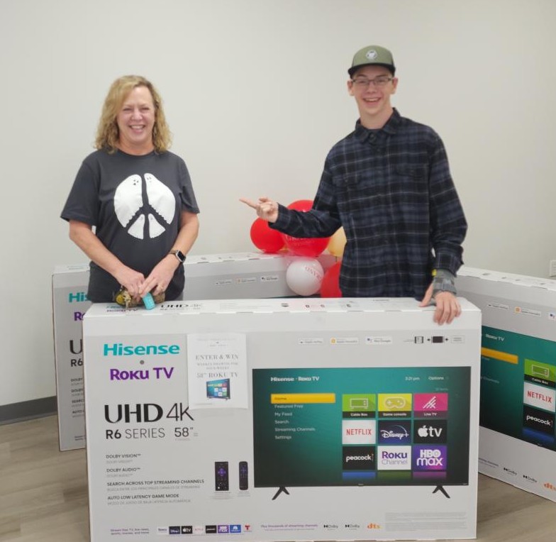 CONGRATULATIONS to our week #2 TV Winner! Come see us for a chance to WIN next Monday! #WINATV #Bartlett #LOVEOURCUSTOMERS