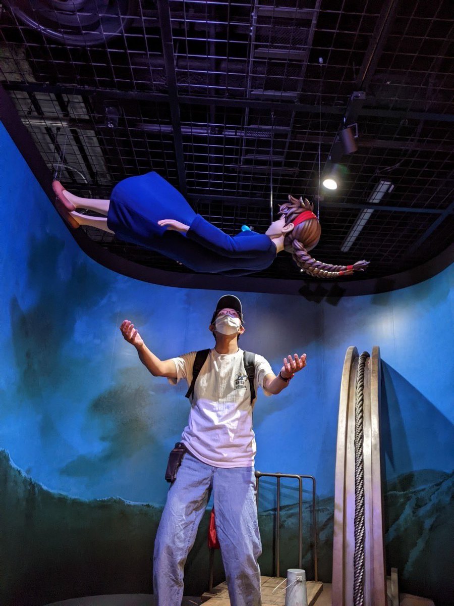 あ。なりき名場面はもちろんこちらもありました。笑
 #ジブリパーク