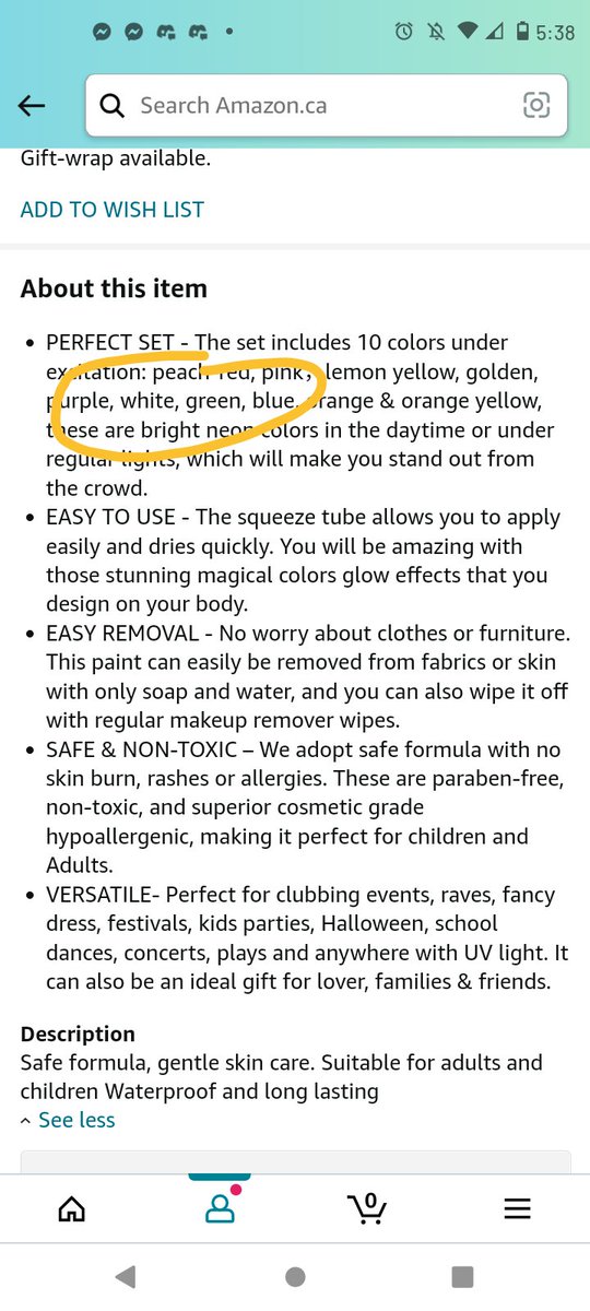 technicalStev's tweet image. Thanks for ruining Halloween @amazonca which one of these is white the metallic silver now my costume just looks absolutely stupid you incompetent funks