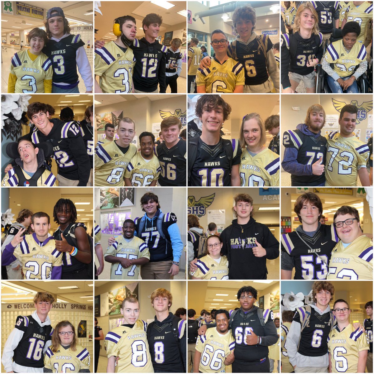 HSHSnews's tweet photo. Unified Schools, like HSHS, joins students with and without disabilities to build inclusive communities for all students. This creates an environment where everyone feels welcome, valued. Together, HSHS students are creating a unified generation that Chooses to Include. https://t.co/qiYm1x1lmE