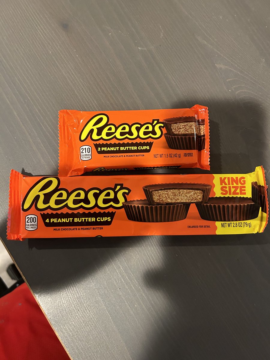 My 5-year-old daughter thanked me for taking her out for Halloween by giving me ⁦@reeses. Safe to say she’s getting everything in the will. Tough break for the little one.