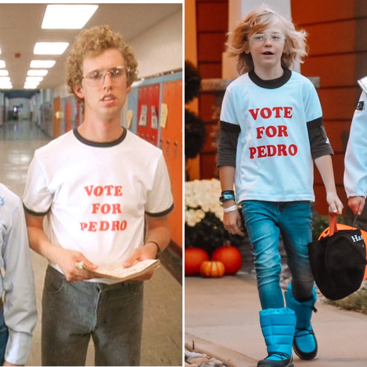 FrazierGillian's tweet photo. Millennial parenting done correctly. @jonheder #Halloween2022 #napoleandynomite https://t.co/Y6D8LpNSNP