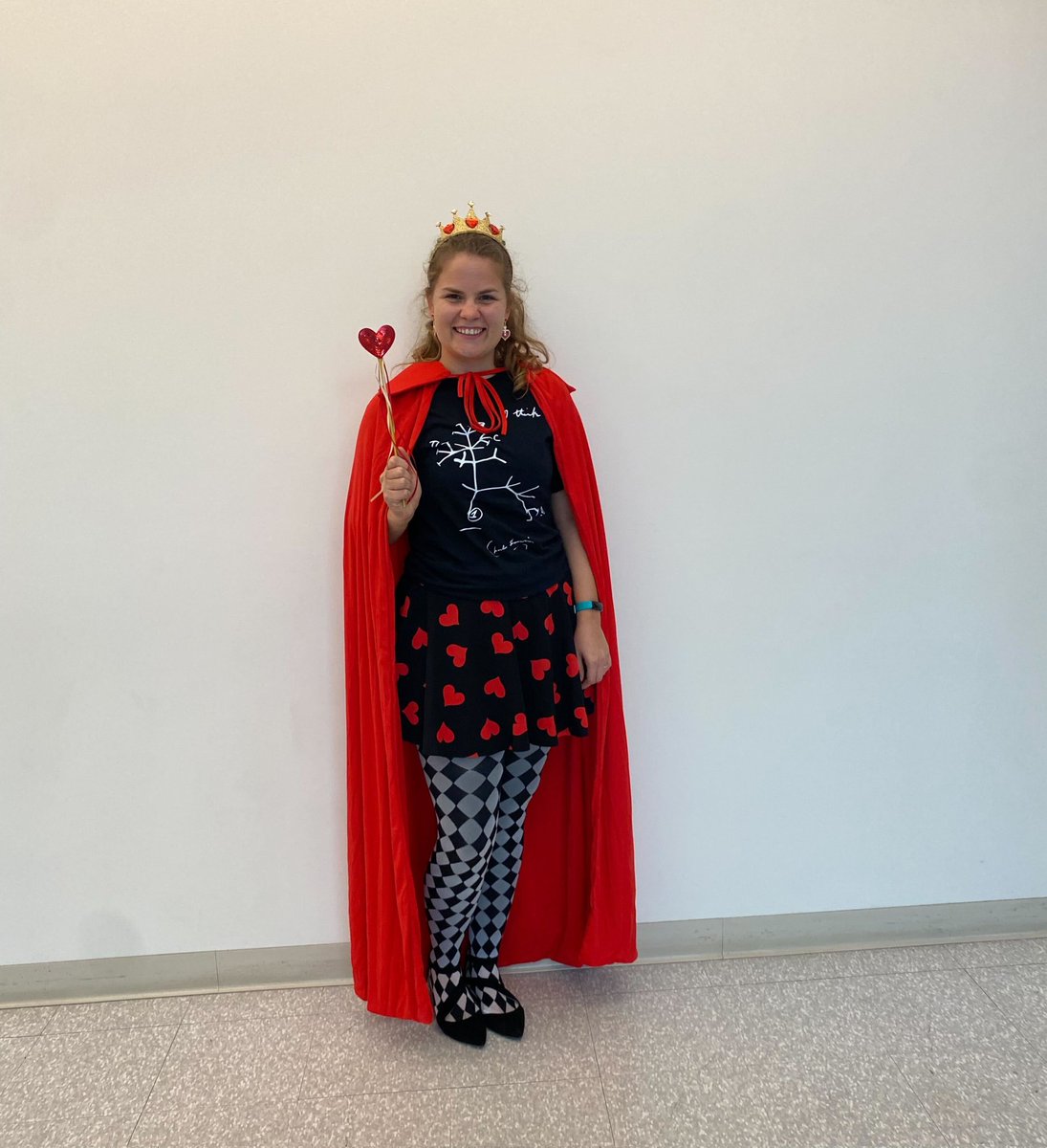 I dessed as the Red Queen Hypothesis for Halloween this year. I was only missing a treadmill (so I could do all the running I could...)
