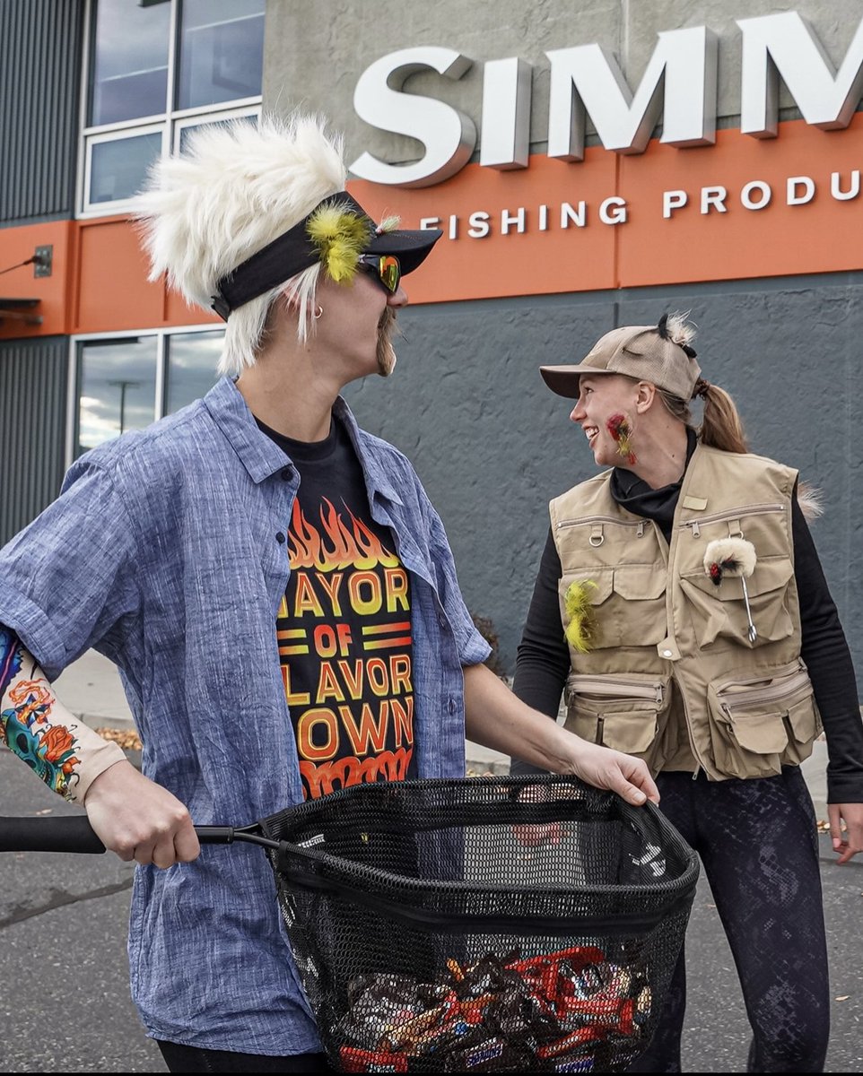 We are extremely fortunate to have an amazing team of talented individuals who aren’t scared of having a good time. Happy Halloween! #WaderMakers #Montana #SimmsHQ #FishItWell #SimmsFishing #Mousing #JackOLantern #FlyFishing #Fishing #Halloween #Costume #StreamerInTheFace