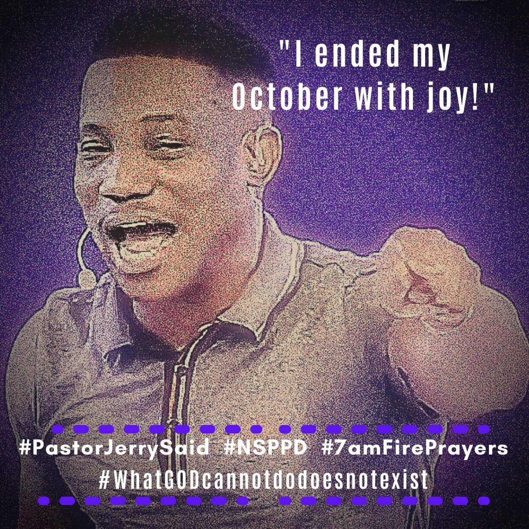 Fhatty007's tweet image. Happy New Month everyone! "If you don't know what altar she is on, don't criticize her miracle!" #PastorJerrySaid #NSPPD #7amFirePrayers @RealJerryEze