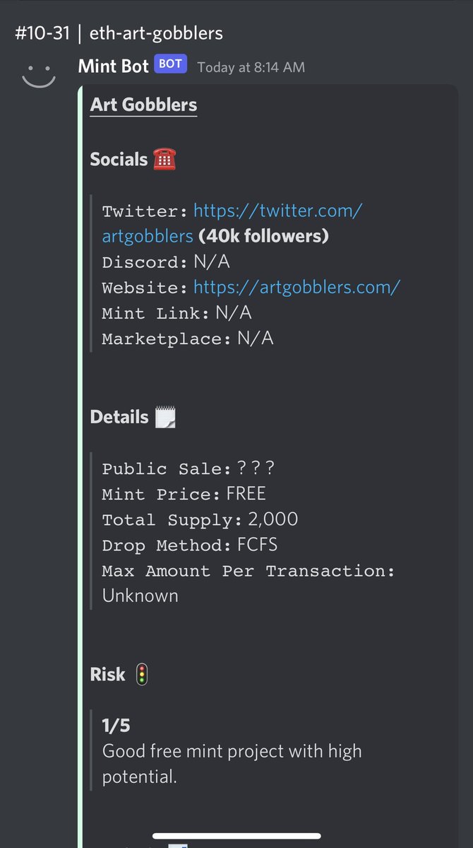 Mint Alpha tweet media