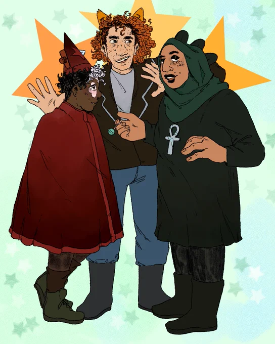 HAPPY HALLOWEEN!! HERE'S WHAT MY HOMEGROWN GUYS WENT AS (1/3)✧STAN AND DIPPER // MAE, GREGG, + BEA 