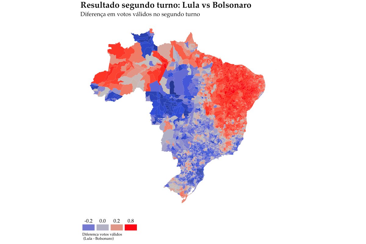 _Tiagoventura's tweet photo. Bolsonaro conseguiu tirar 4 milhões de votos de diferença. Acordei hoje querendo entender esse crescimento do Bolsonaro

Peguei os dados e tentei organizar uma idéias a quente, bastante iniciais

Minha conclusão: Bolsonaro cresceu nacionalmente. Lula segurou o resultado em SP 🧵 https://t.co/mU7Qu79cVf