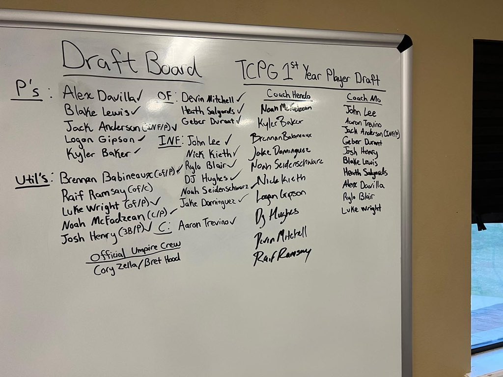 Fall World Series draft ✔️

Blue Vs Gray 

Who ya got?!