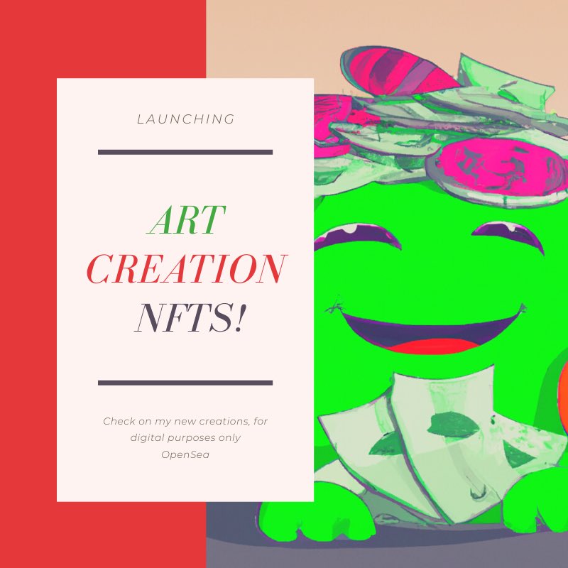 Valyjay_art's tweet photo. Launching My New Own Brand

Valyjay_art
discover my new creations up to come!

#art #artwork #frog #cute #cutefrog #nft #creation #artworks #artist #digitalart #new #discover #love #gamecaracter https://t.co/FMARp7ddJx