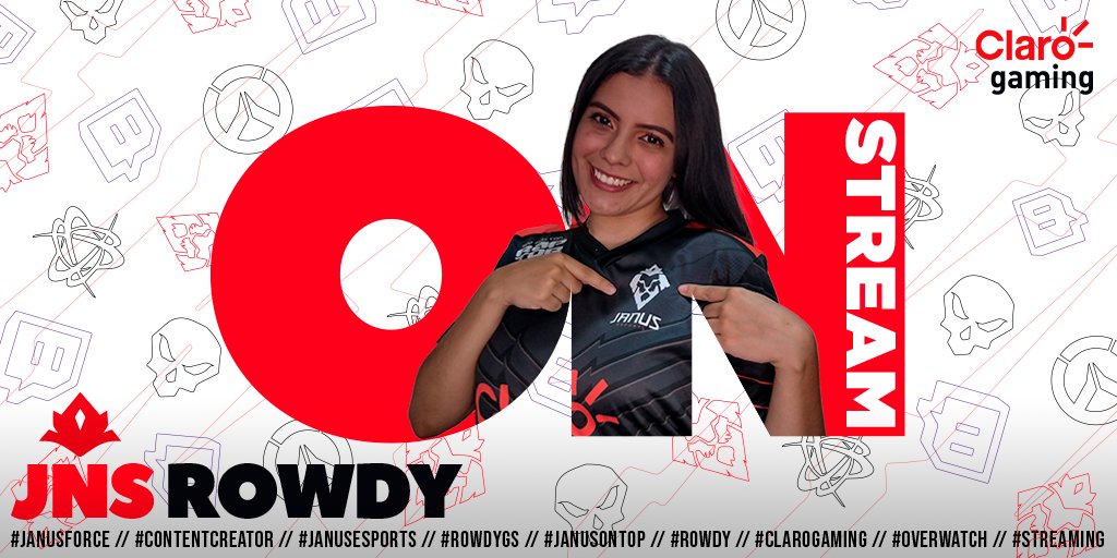 JanusEsports's tweet photo. EN VIVO con @Rowdygs_ !!! Ya andamos ON jugando al #overwatcho, cáele 🥵👌
📺 https://t.co/or8epGI2zQ
#JANUSFORCE🔴⚫ #CLAROGAMING 🇬🇹 https://t.co/yRRdSKLFgr