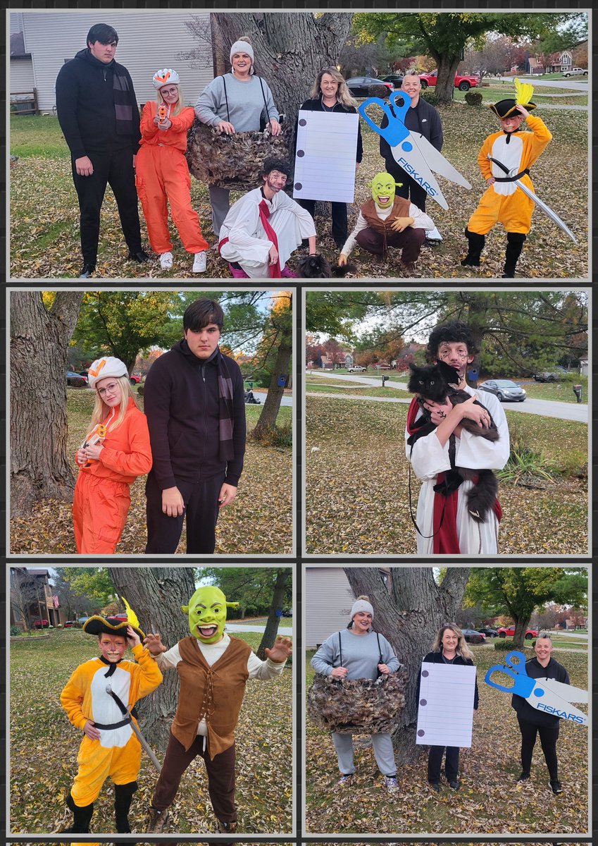 pantherzipmom's tweet photo. Gru and Vector

Gangster Jesus and Toothless the Dragon

Shrek and Puss in Boots

Rock, Paper, Scissors

I love this family and this holiday!

#havefunalways https://t.co/Dfl5kV2I58