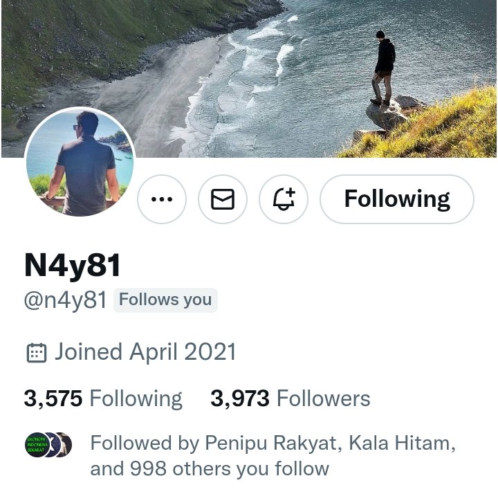 Akun kesayangan zee zee 

<a href="/n4y81/">N4y81</a> kurang 27 akun lagi goes to 4K

Adakah temans oposisi yang berkenan menggenapi akun beliau

Terima kasih 🙏😍

Cc : all oposisi baik 💗
 yang sedang ol

Follow also <a href="/D3V4ZH/">🅲🅰🅻🅻 🅼🅴 🅳🅴🆅</a>