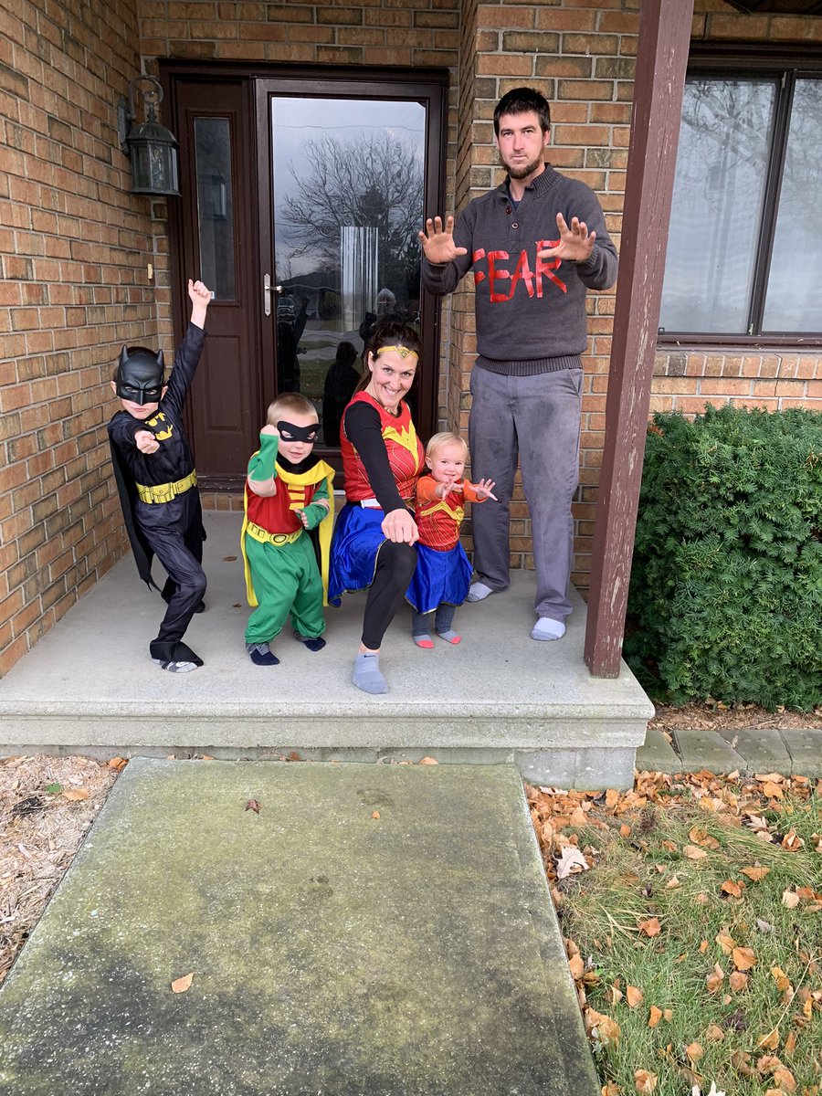 Happy halloween from the justice league and mose!
