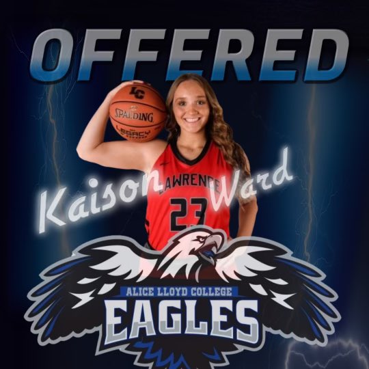 After a great conversation with <a href="/ALCWBB/">Alice Lloyd College Women’s Basketball</a>. I’m blessed to receive an offer to play at the next level! Thank you for the opportunity! #GoEagles💙🤍