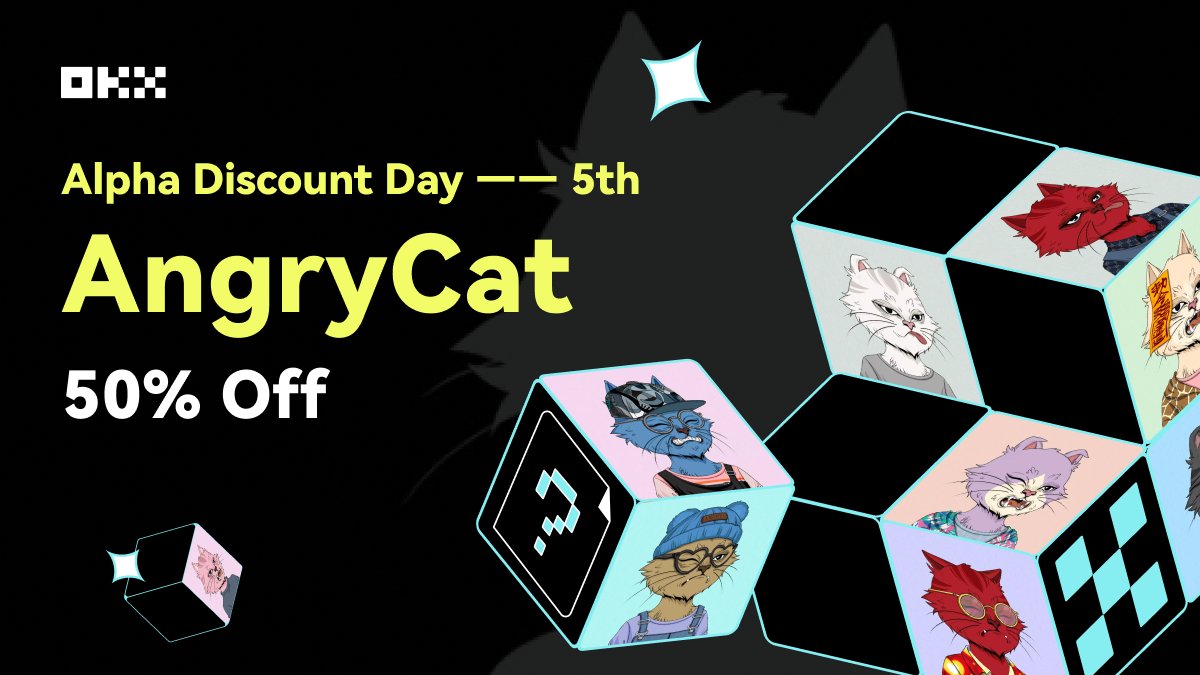 wallet's tweet photo. 🥳Angrycat @angrycat_nft special event is coming soon
👉read more https://t.co/q3dEvxmKGe
#OKX #NFT https://t.co/z8050ByZdy