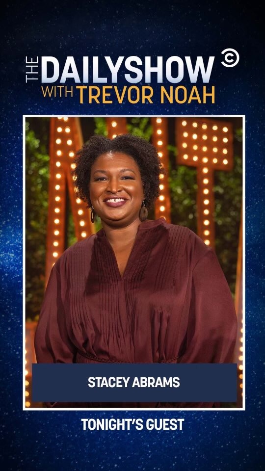 I will be on The Daily Show with @TrevorNoah tonight to talk about the 2022 race and how I'm ready to serve as the next Governor of Georgia.
 
Tune in at 11 p.m. on Comedy Central.