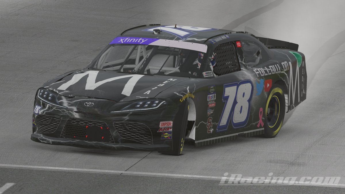 I can not believe we just WON at the Virtual Martinsville Speedway in the #78 <a href="/SC_MustangMedia/">Salina Central Mustang Media</a> Toyota Supra!! The car was amazing and the team did a great job today. Time to add another 🏁to the nameplate!! 🏁🏁