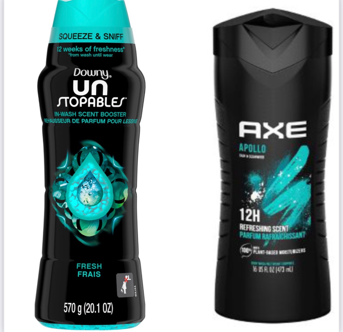 Are <a href="/Downy/">Downy</a> and <a href="/AXE/">Axe</a> siblings?